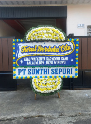 Papan Bunga Duka di Tobelo Tengah